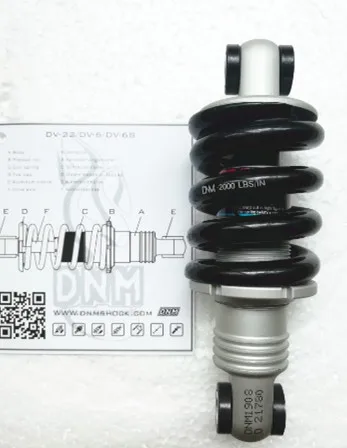 no adjust 125MM-2000 DNM велосипед, мотоцикл, Байк 125 мм 1250 фунт после Подвески типа регулируемый амортизатор масляной пружины Электрический скутер скейт - Цвет: no adjust 125MM-2000