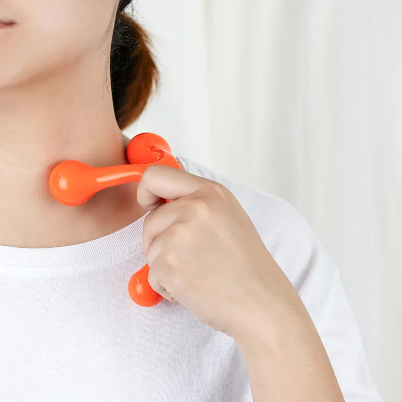 

Handheld Arch Body Massager Health Balance Four Ball Back Mini Massage Stick Relax Acupressure Health Massage Tool