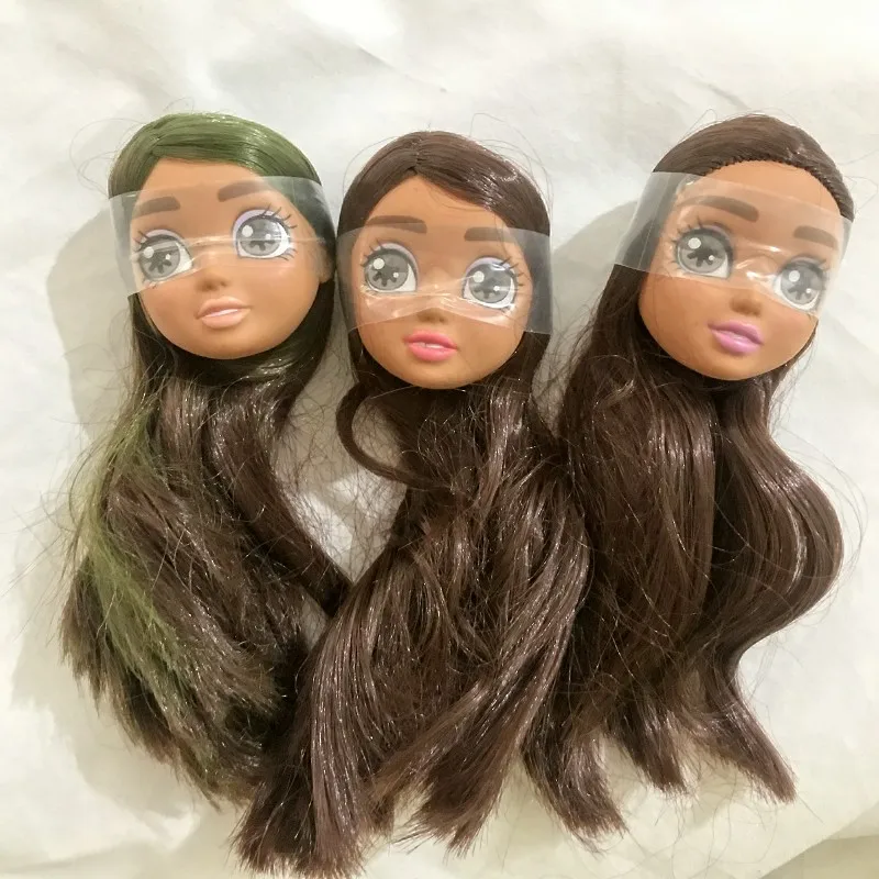 1 шт. Кукольная голова с волосами DIY аксессуары для BJD кукольный домик девочек