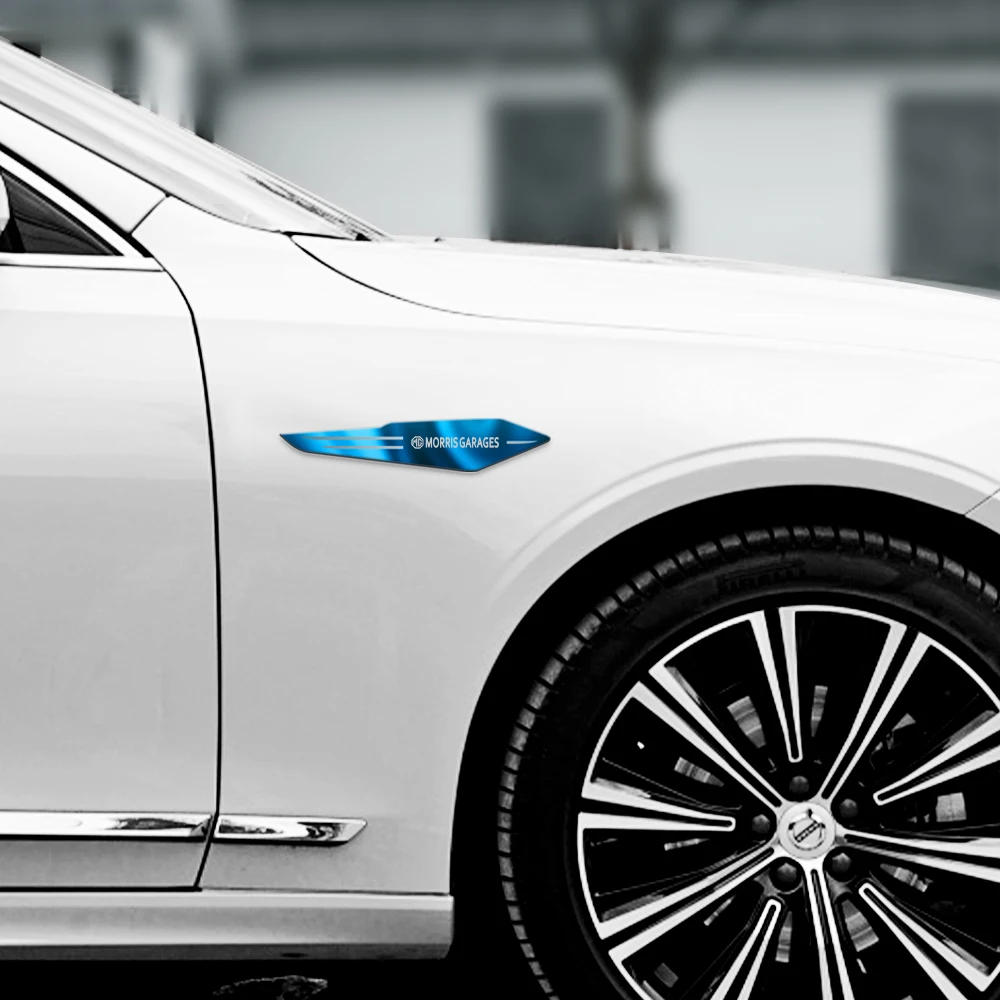 2 шт. светоотражающие наклейки из нержавеющей стали для украшения кузова MG ZS GS HS EZS