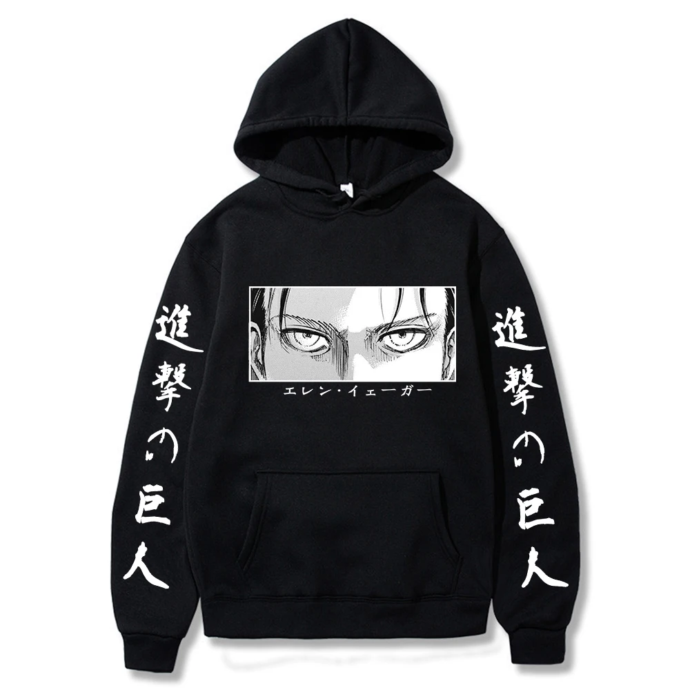 

anime attack on titan hoodie causal long sleeve autumn pullover male attack on titan streetwear hoodies