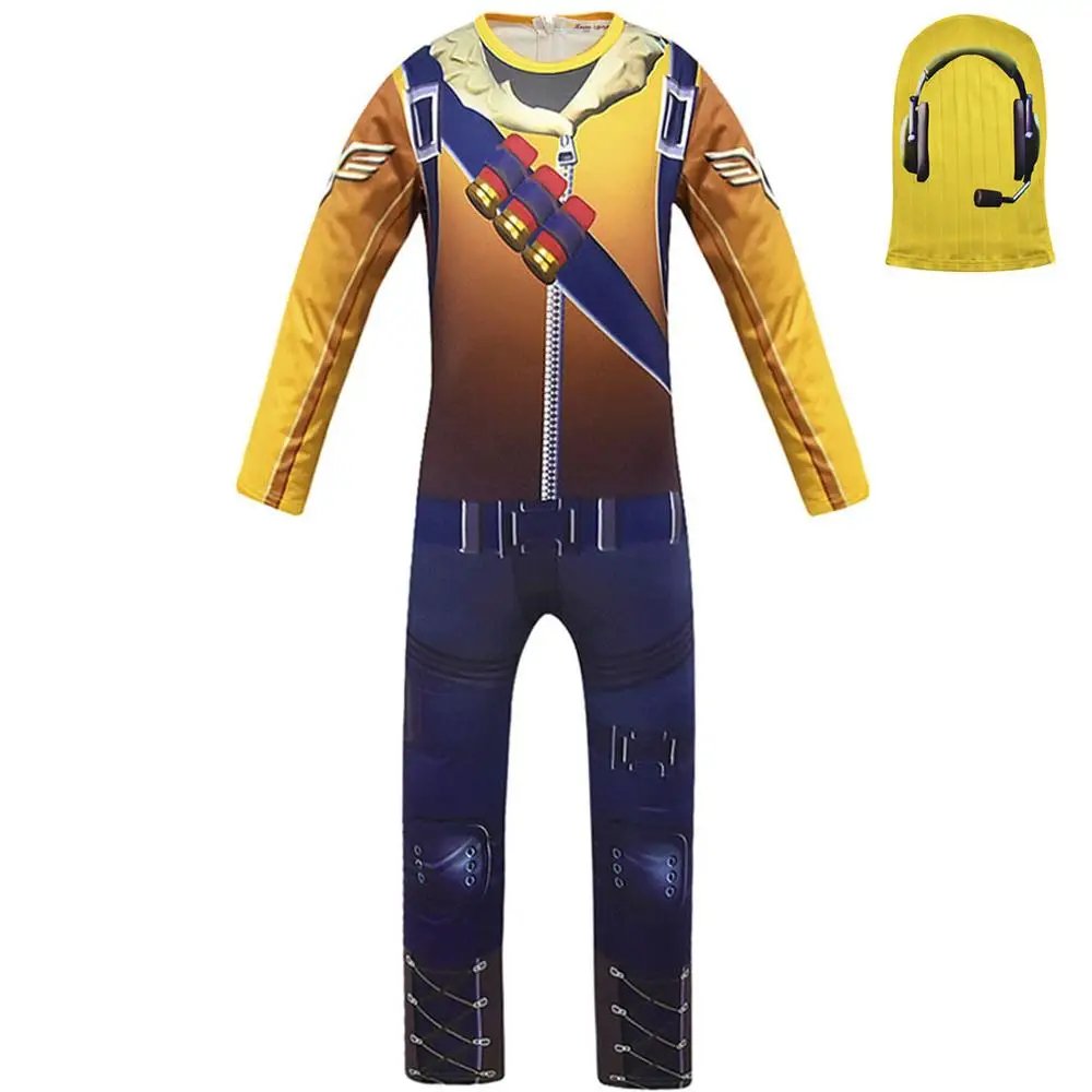 Детские костюмы для костюмированной вечеринки Королевского пилота маска зентай