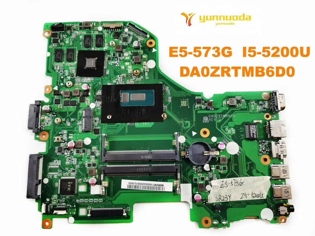 

Оригинальный Для ACER E5-573G Материнская плата ноутбука E5-573G I5-5200U 2 Гб DA0ZRTMB6D0 испытанное хорошее Бесплатная доставка