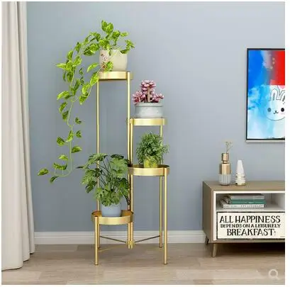 

Nordic floor type sitting room tie Yi wears contemporary and contracted multilayer buy thing to wear balcony flowerpot wears