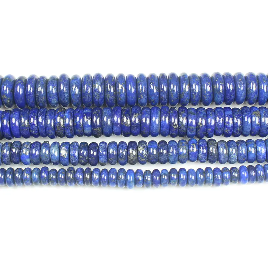 Модные ювелирные изделия Lapis Lazuli Rondelle Beads15/38 см бусины для изготовления ювелирных