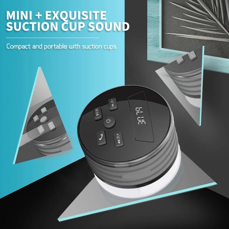 Водонепроницаемая Беспроводная колонка IPX7 стерео сабвуфер с FM радио