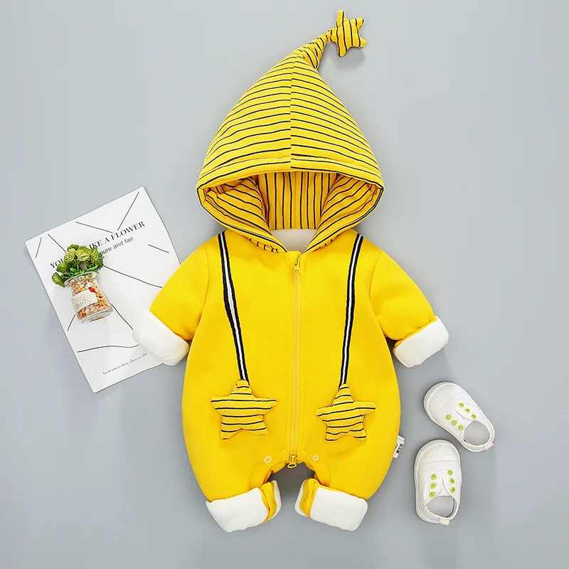 HYLKIDHUOSE 2019 зимняя одежда для новорожденных младенцев и малышей комбинезоны