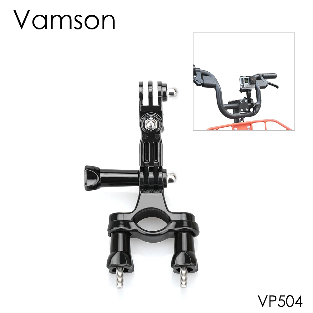 Аксессуары Vamson для GoPro 8 7 крепление на руль мотоцикла Gopro Hero 6 5 4 SJCAM Mijia yi VP504 |
