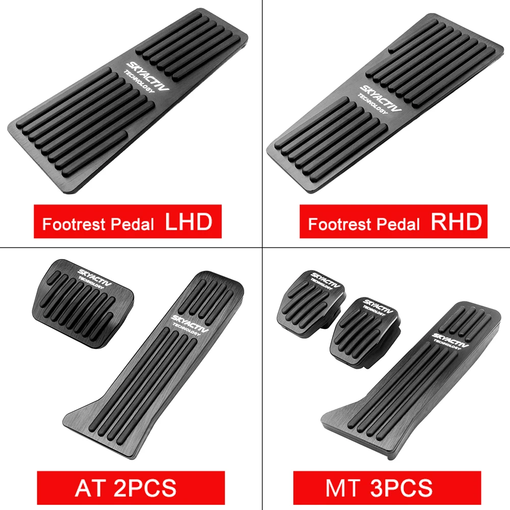 Автомобильная крышка педали тормоза и топлива для Mazda 2 3 6 BM GH GJ CX 5 CX5 CX3 CX7 7 CX9 2017 2018