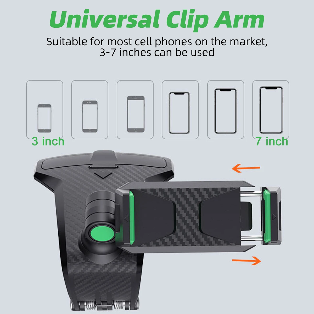 car cell phone support 1260 degree rotatable dashboard phone number in the car phone holder for 7 inch xiaomi mobile phone stand free global shipping