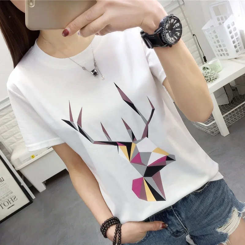 

2021 Summer New Fashion Pure Cotton O-neck Short-sleeved Letter Printed T-shirt Casual Loose 5xl Oversized Women's Clothing