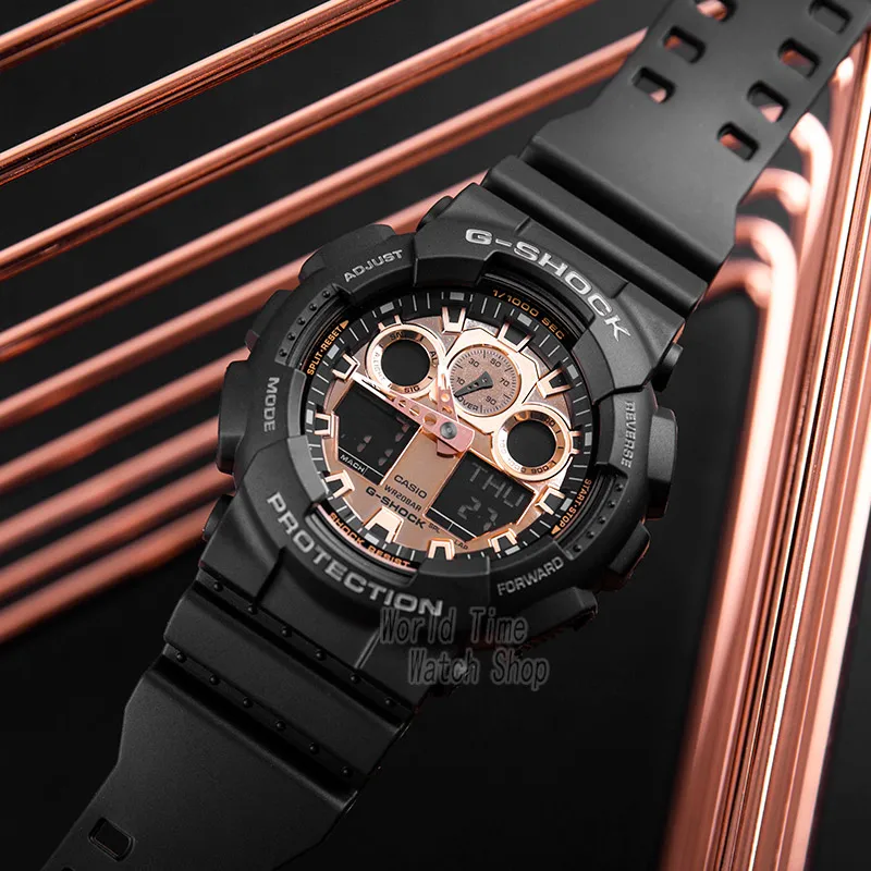 Casio часы мужчины г шок топ роскошный набор военный хронограф светодиодные