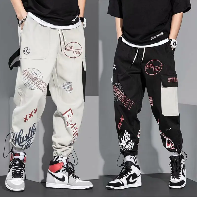 

Streetwear Men's Cargo Trousers Hiking Pants Men's Sweat-shirt North Face Hip Hop Sweatpants Male MAN Culottes Free Shipping