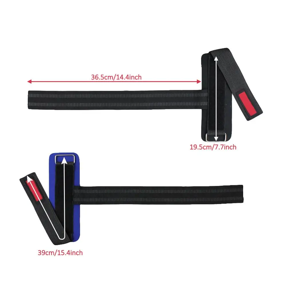 

2pcs Gym Weight Lifting Wrist Training Straps Grip Support Wraps Antiskid