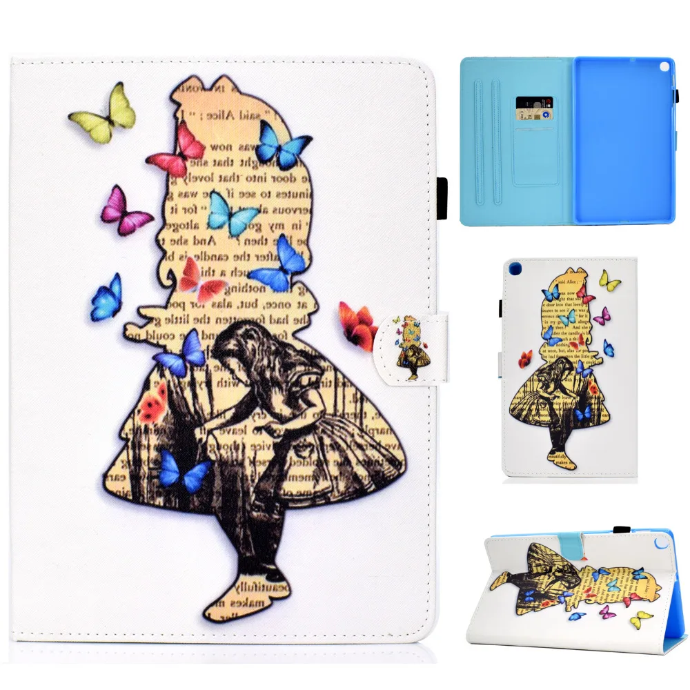 Кожаный чехол с откидной крышкой для Samsung Galaxy Tab A 10,1 SM-T510 SM-T515 T510 T515, чехол для планшета Tab A 10,1 ''