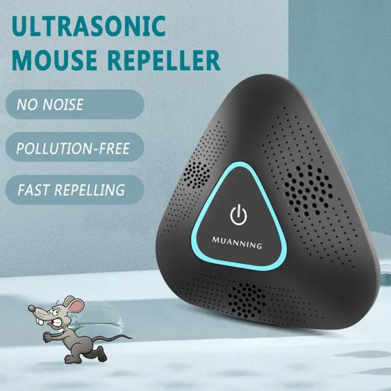 

Electronic Mouse Repeller Pest Killer Rejector 3 Ultrasonic Speaker 360 Â° Anti Mouse Repellent USB Pest Control Home & Garden