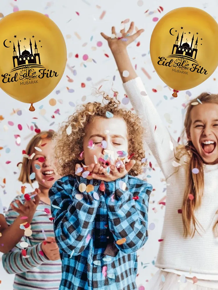 ИД Мубарак латексные воздушные шары декоративные надувные прозрачные узоры