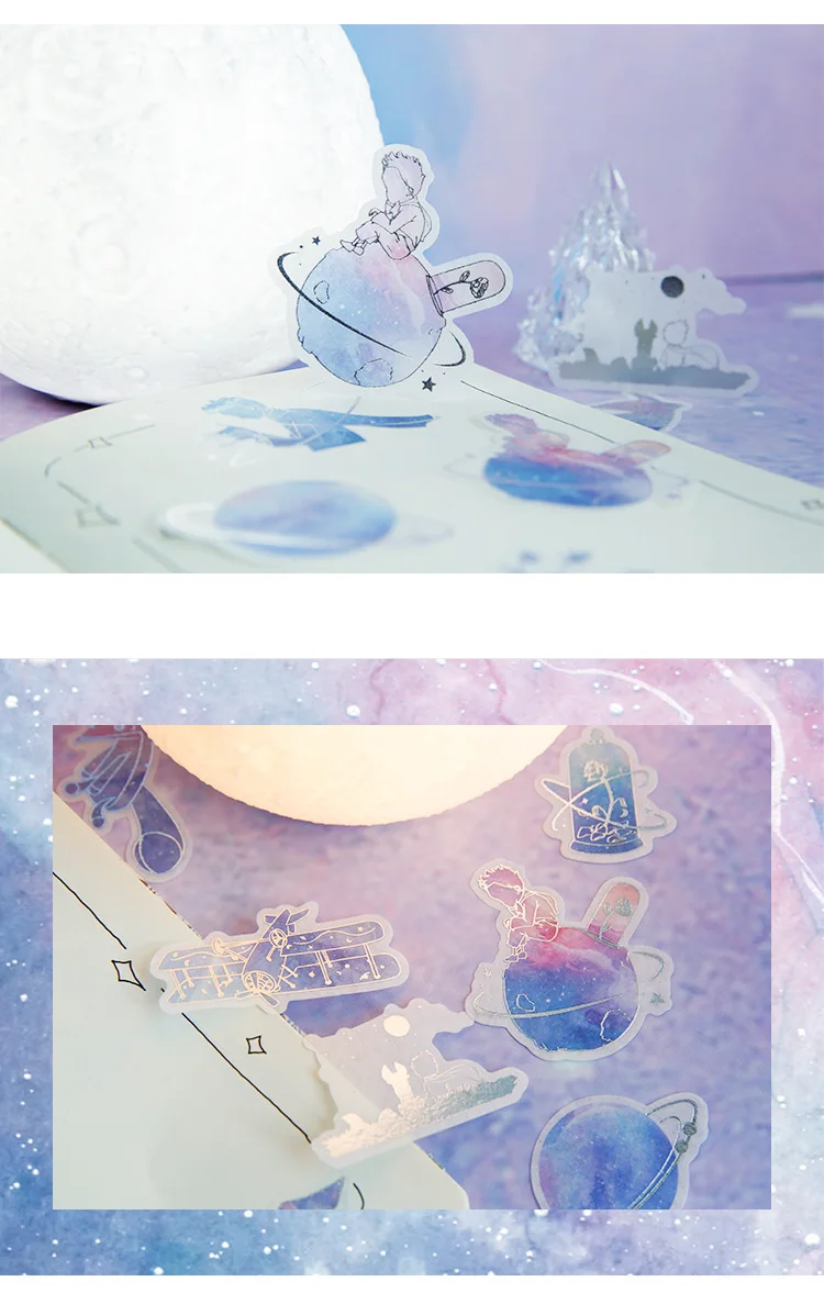 40 шт. милые декоративные наклейки s Kawaii Planet канцелярские наклейки s Бумажные Клейкие наклейки для детей DIY Скрапбукинг дневники принадлежности