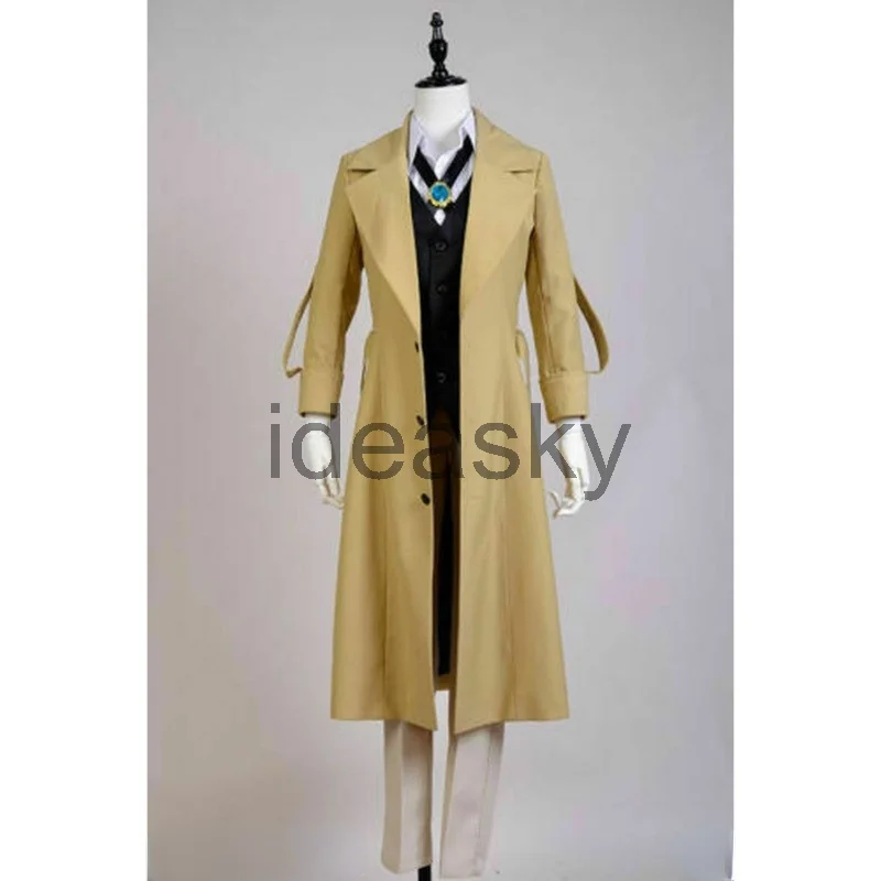 Парик для косплея Bungo бродячие псы дазай Осаму женский костюм аниме длинная