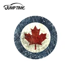 JumpTime 13x13 см винтажная герба Канады ВВС, забавная фотография, автомобильная наклейка сделай сам, устойчивая к царапинам 3D Водонепроницаемая JDM наклейка