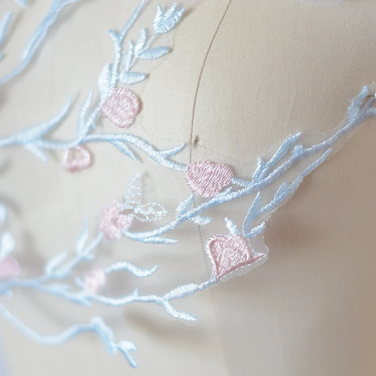 1 шт. кружевная нашивка с цветами для свадебного платья | Дом и сад