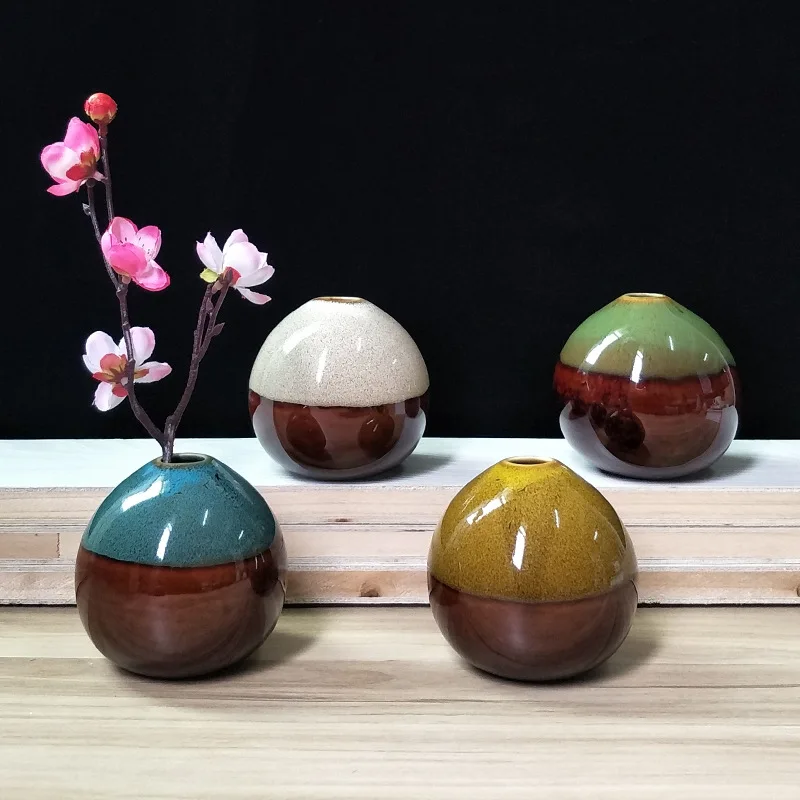 

Creative Classic Ceramic Vase Mini Hydroponics Plant Vases for Flowers Decoration Home Flower Pot Decor Accessories Modern