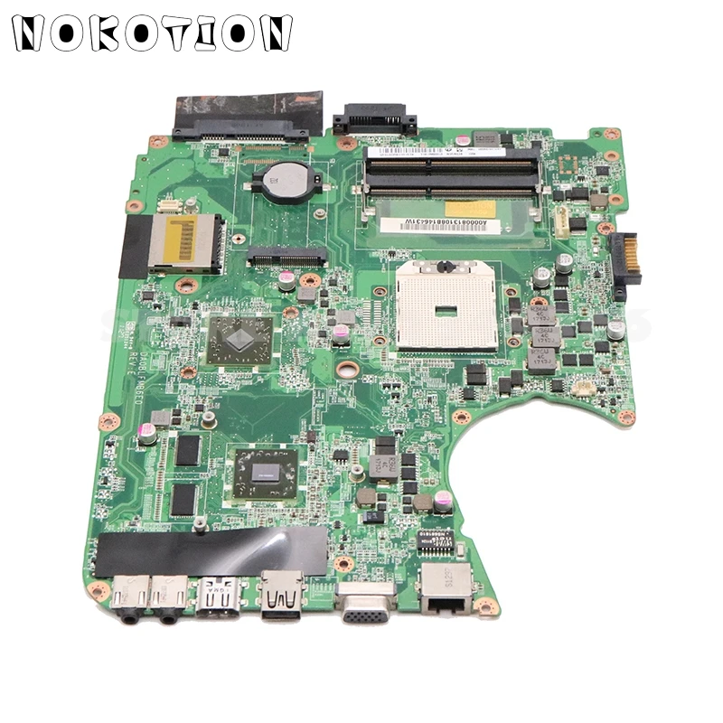 Материнская плата NOKOTION для ноутбука Toshiba Satellite L750D L755D материнская FS1 DDR3 HD7400M A000081310