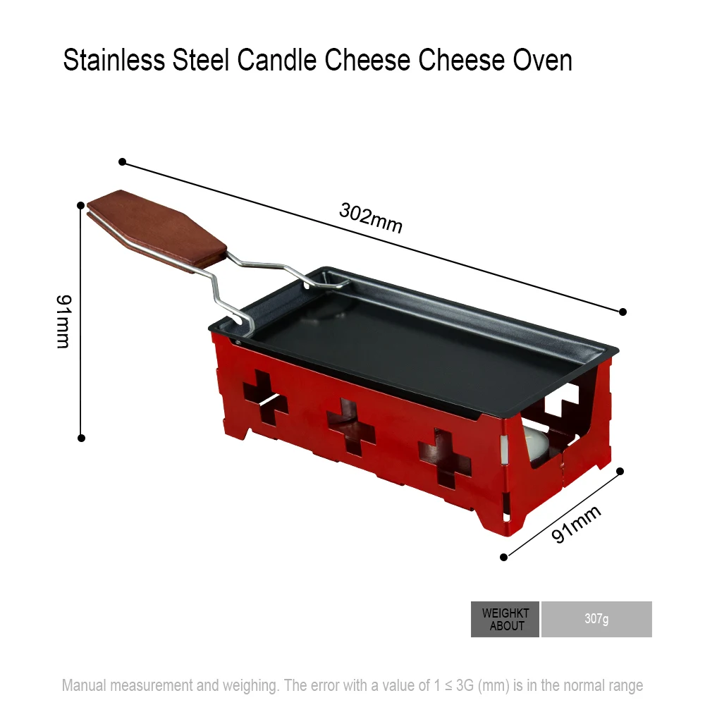 Портативная швейцарская мини духовка для сыра антипригарная сковорода выпечки в