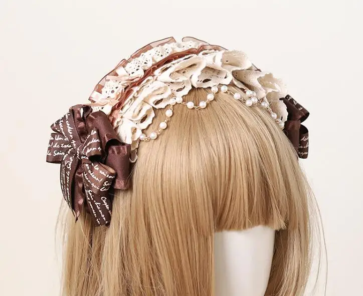 

Kawaii bear hat Lolita Headwear
