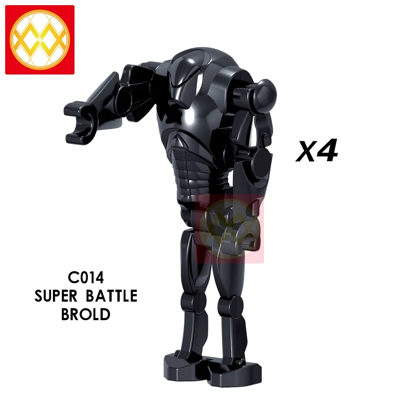 WM411 Scout Troopers Одиночная распродажа Дарт Реван йода красная гвардия Дарт набор Вейдера строительные блоки модели Кирпичи Игрушки - Цвет: Светло-голубой