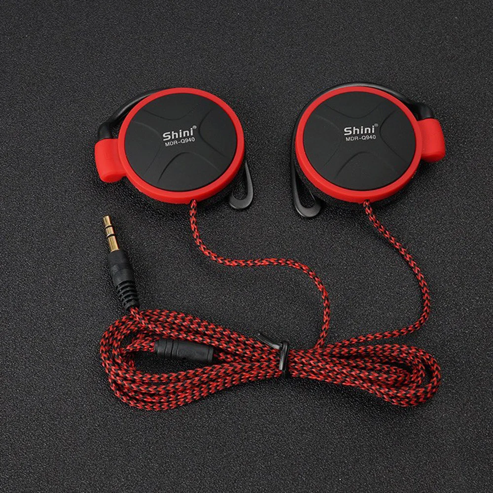 ShiniQ940 наушники 3 5 мм гарнитура EarHook для iPhone мобильный телефон mp3-плеер с микрофоном