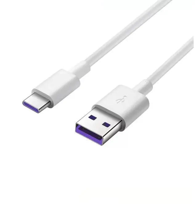 Супер зарядное устройство для HUAWEI, 5 В, адаптер, 5А, usb type-C кабель, быстрая зарядка для mate 9 10 p20 Pro p10 plus honor 10