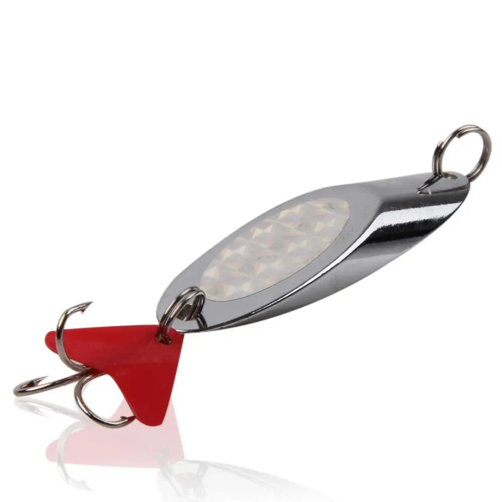 5 шт. металлические рыболовные ложки с тройными крючками|Наживки для рыбной