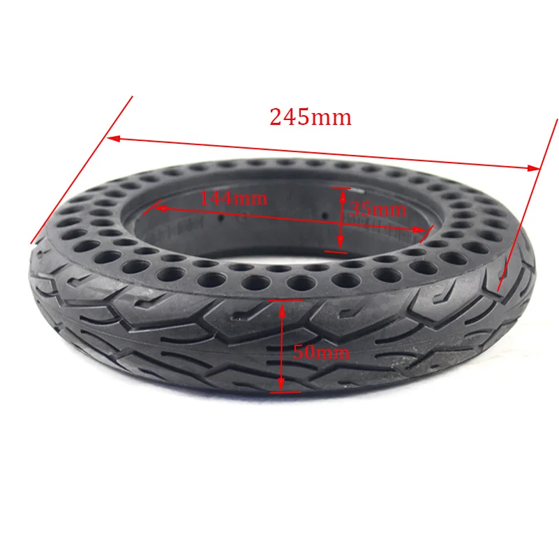 tire A Горячая 2 типа шин 10x2,00 и 10x2,50 honneycomb без воздуха соты амортизатор твердые шины - Цвет: tire A