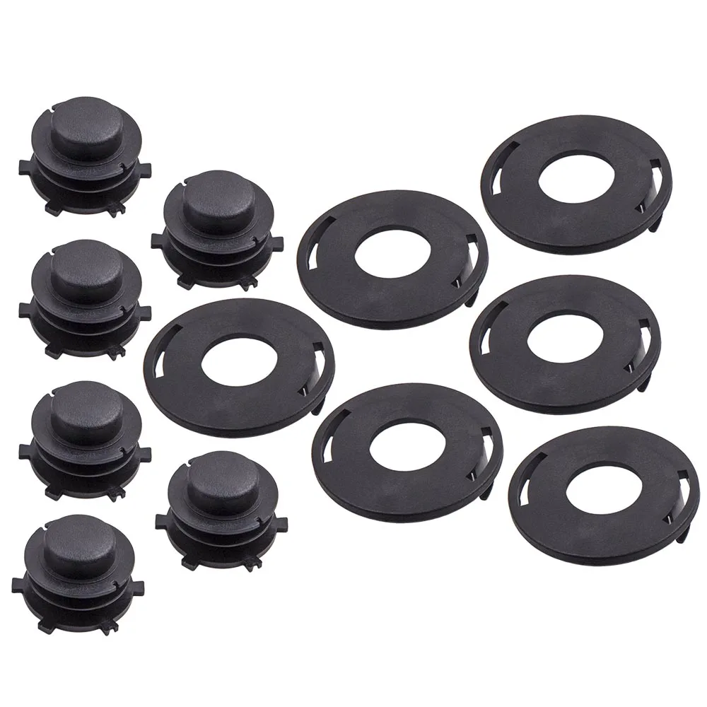 

6 Pack Spool + Cap Combo for Stihl 25-2 FS90 FS100 FS110 FS130 FS250 FS80 FS85 New