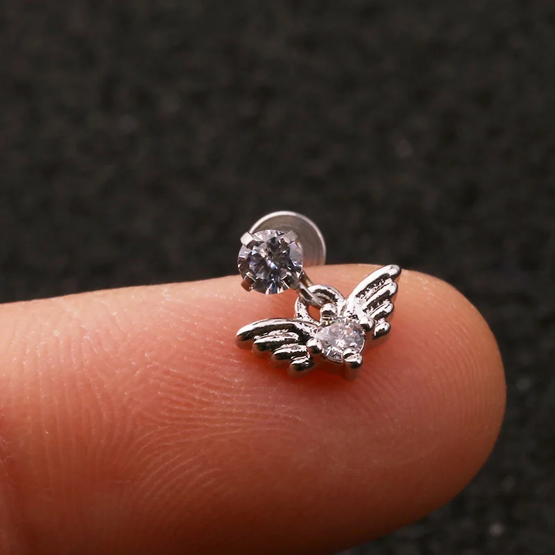 Серьга для пирсинга Labret ушной хрящ козелка губ 16 г | Украшения и аксессуары