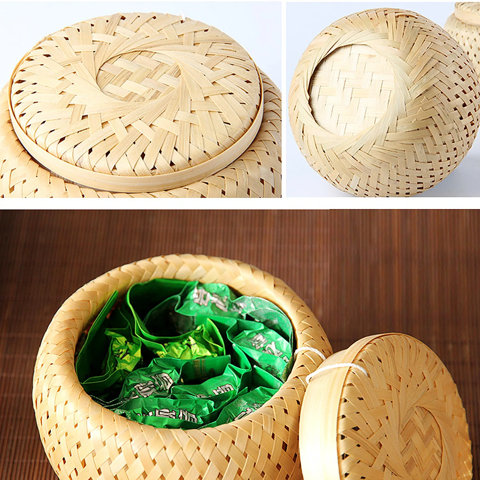 Бамбуковая корзина для овощей закусок отпариватель чая еды аксессуары мини