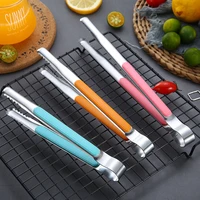 non slip stainless steel food tongs bbq bread steak serving clip clamp home kitchenware cooking utensils kitchen accessories