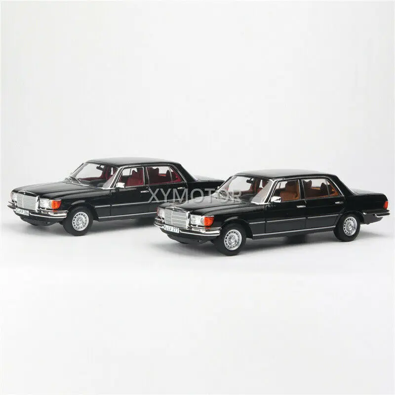 

1/18 NOREV For BENZ 450 SEL 6.9 W116 1976 Diecast Model Car Toys Gifts Black/Silver Collection Ornaments Display Metal Plastic