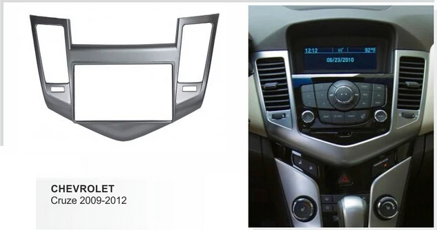 Двойная Din Facia для Chevrolet Cruze 2009 2012 радио DVD стерео CD панель комплект приборной