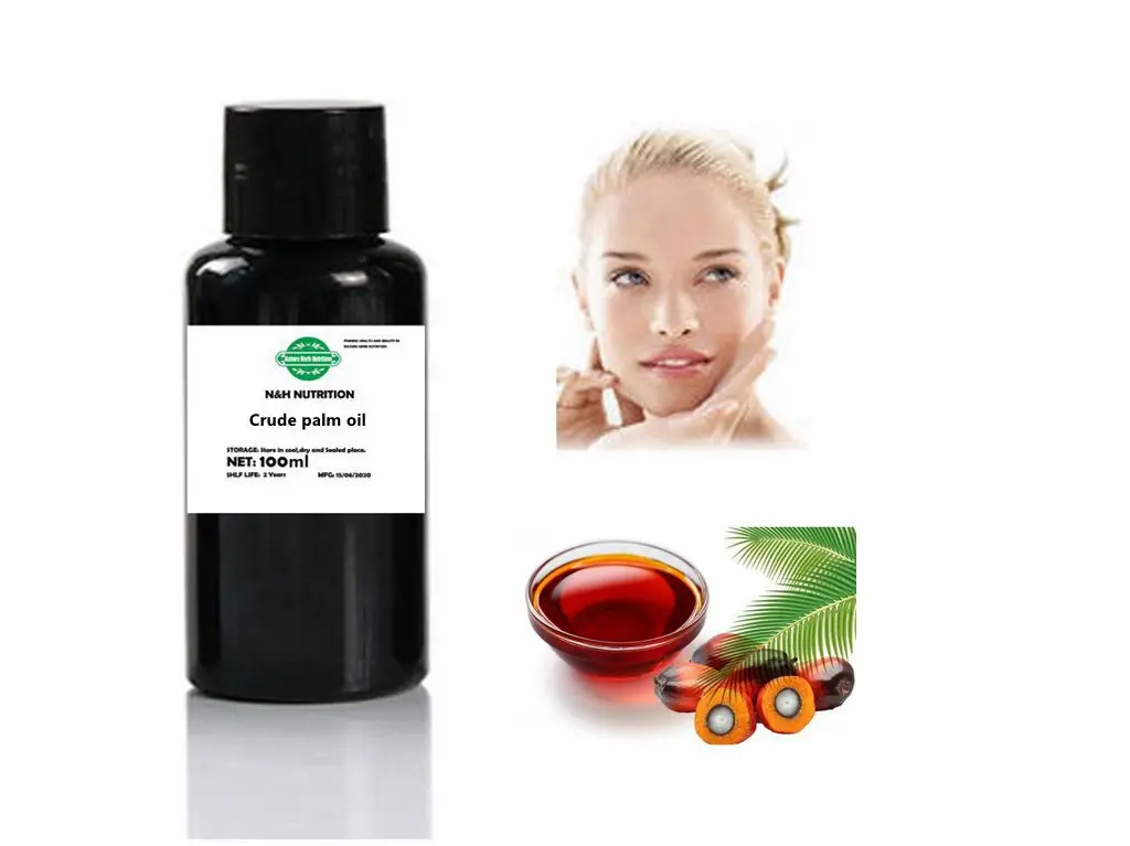

Crude palm oil, Malaysia,Natural carotene and vitamin E, repair skin, anti-aging, whitening can be used for oily skin