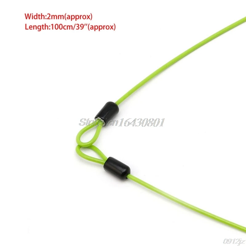 100 см x 2 мм Велосипедный спорт безопасности петля кабельный замок для