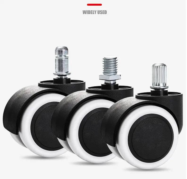

Universal swivel chair wheel universal wheel boss office chair roller wheel caster computer chair accessories pulley mute chair