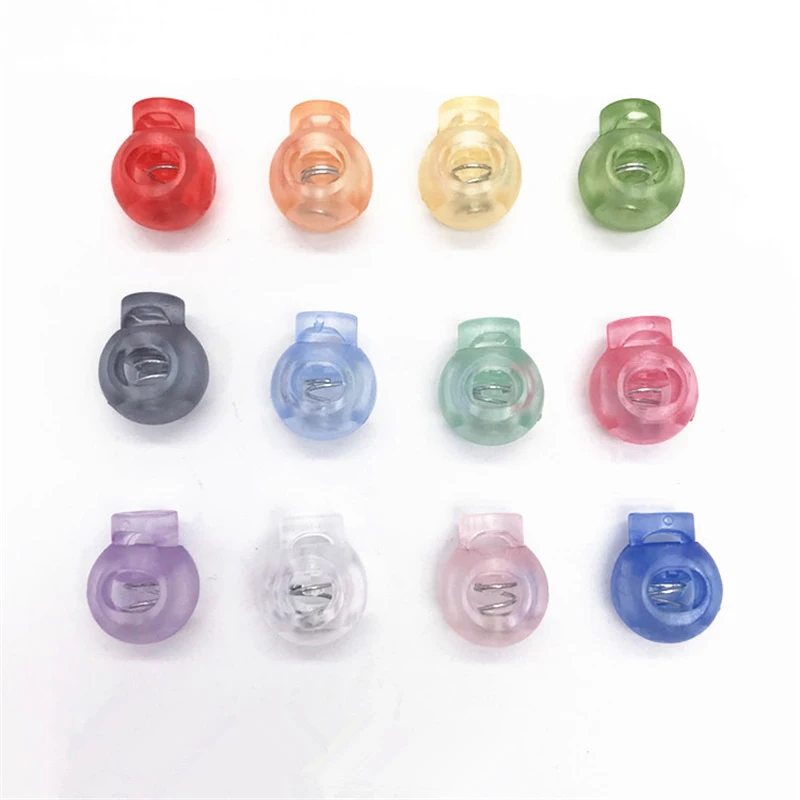 20 шт Цвет прозрачный Веревка Эластичный двухщелевая Пряжка поделки своими