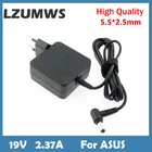 Зарядное устройство LZUMWS для ноутбука ASUS A52F X450 X450L X550V X501LA X550C X551CA X555, ЕС, 19 в, 5,5 А, 45 Вт, 2,5 * мм