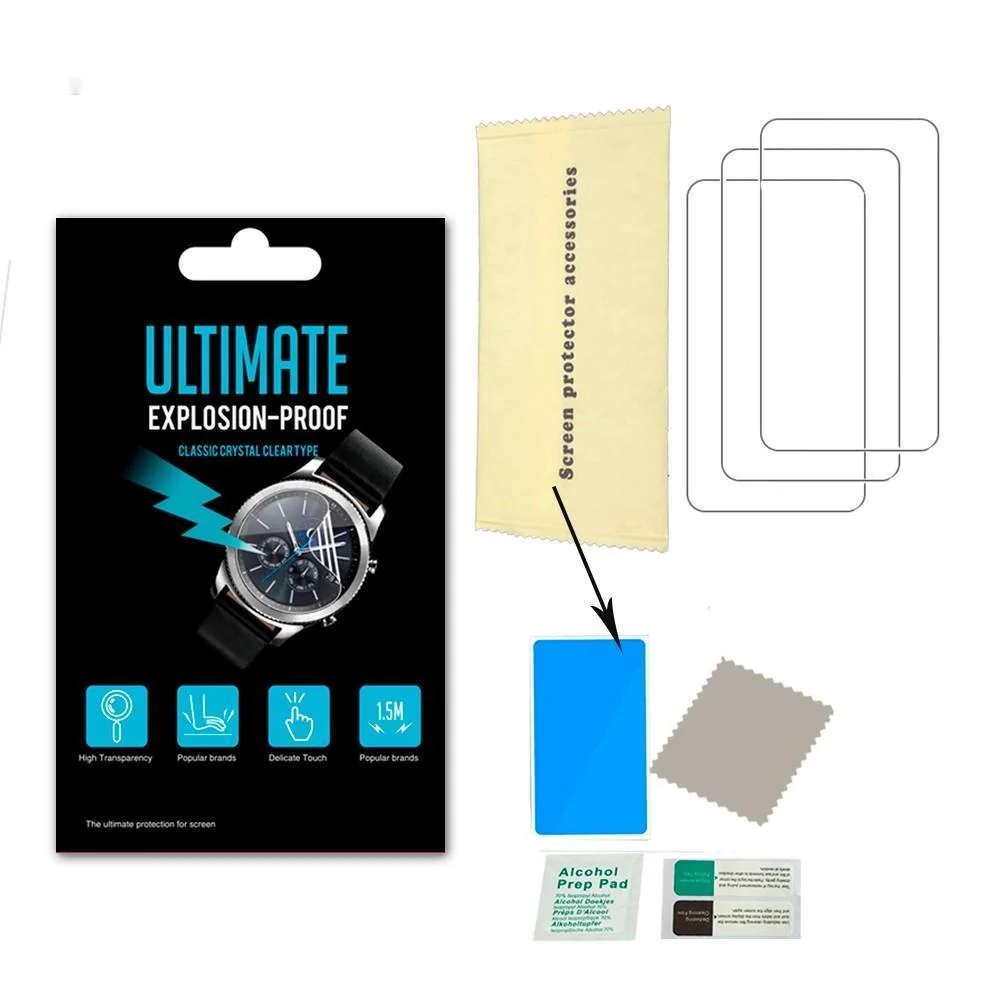 3Pack For Garmin Alpha 100 GPS Track And Train Handheld LCD Shiled Film Nano Explosion-proof Screen Protector Guard - купить по