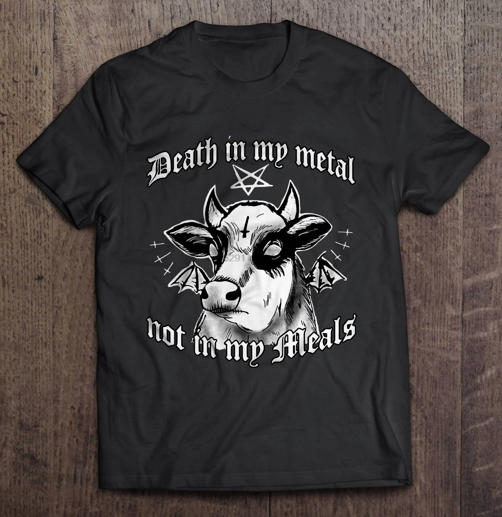 Мужская забавная футболка модная женская с надписью Death In My Metal Not Meals | одежда