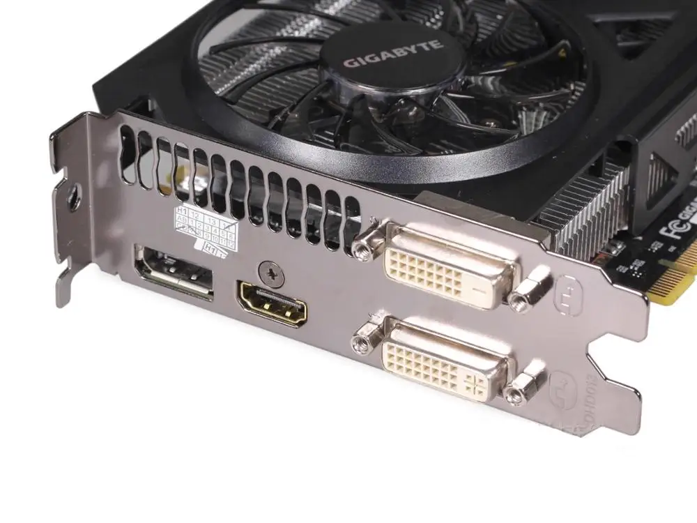 Видеокарта Gigabyte GTX760 2 Гб NVIDIA GTX 760 графические карты GPU экран для настольного ПК