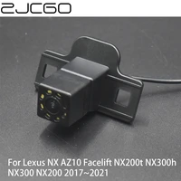 zjcgo car rear view reverse backup parking reversing camera for lexus nx az10 facelift nx200t nx300h nx300 nx200 20172021