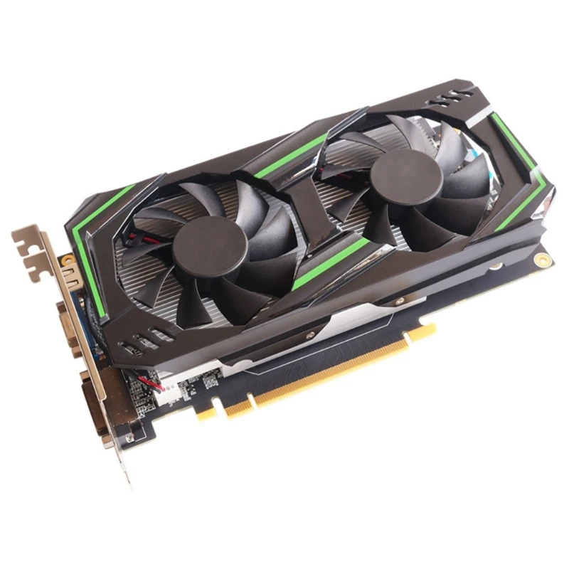 Графическая карта GTX550Ti 6 ГБ DDR5 совместимый с HDMI интерфейс двойным охлаждающим